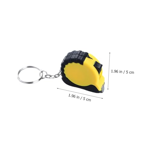 Mini cinta métrica retractil para llavero 10 piezas miniatura 2