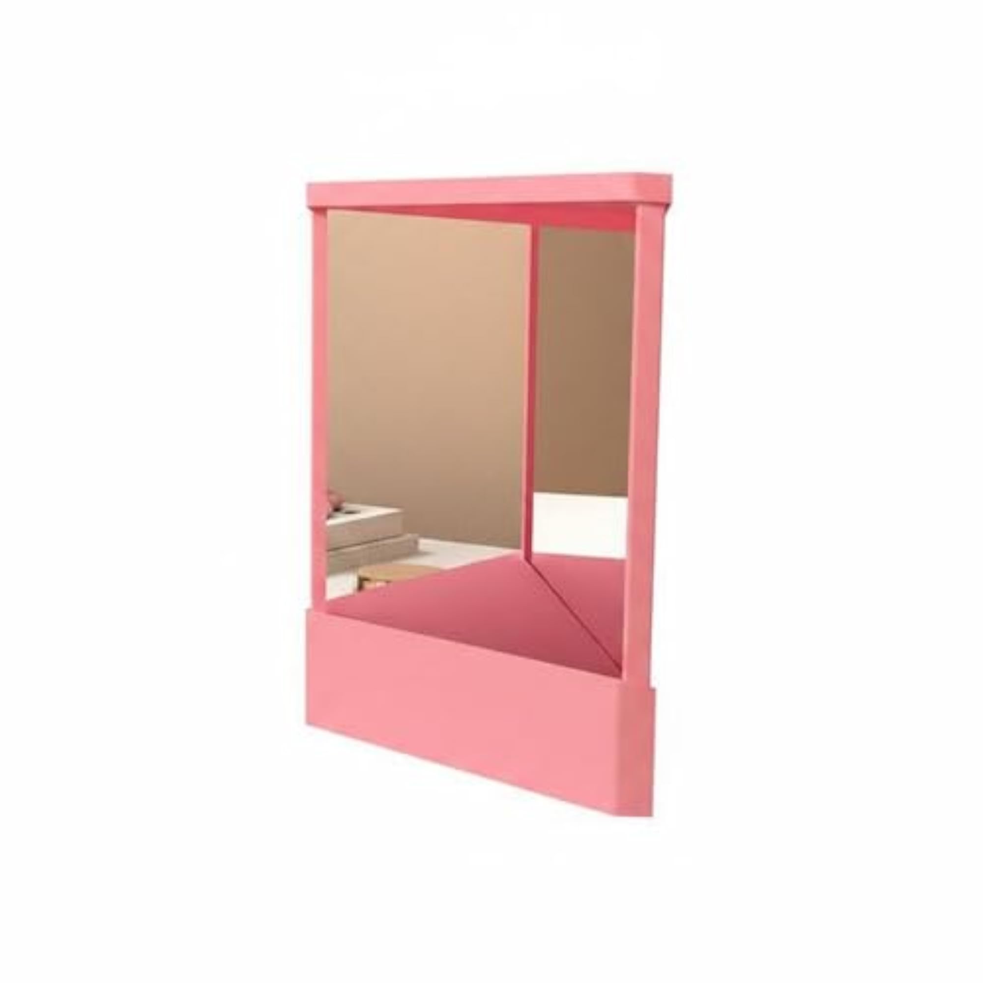Non Reversing True Image Mirror, High Precision for Dressing Table, Pink