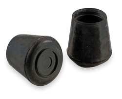 Industrial Grade 6J571 Rubber Tip, 7/8 In, Pk24