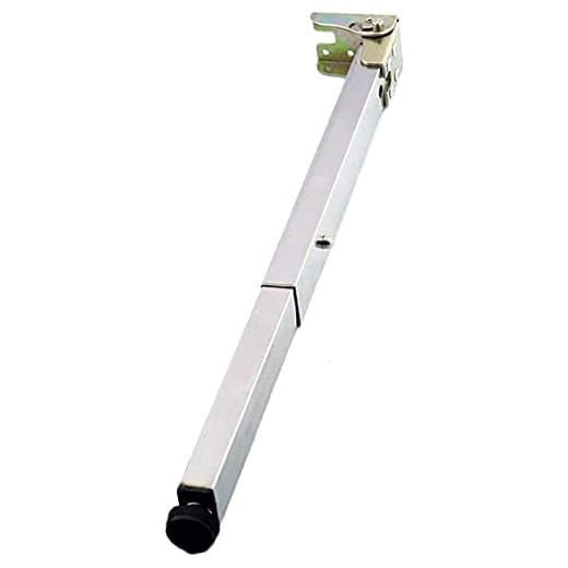 Möbel Ben Metall Möbelfötter Fällbart teleskopiskt justeringsbord Ben Rostfritt stål fötter Bordsram Ben för matbord Kontorsbord Bar Bordsbord och arbetsbord (55cm)
