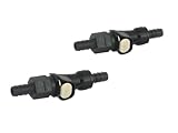2x Benzinschlauch Schnelltrennkupplung 8mm Universal Schlauch Verbinder passend für Mofa Moped Motorroller – Für schnelle Wartung & sicheren Kraftstoffanschluss