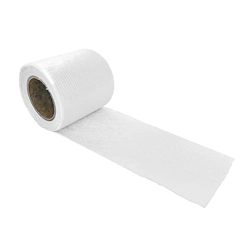 Image of 1708 Fiberglass Cloth Roll | 5 inch Wide by 360 inch (10 Yards) | Molding Roofing Boat Marine Repair | Resin & Epoxy Compatible | Roll Package (5 inch 1708 Fiberglass)