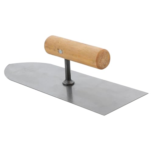 DIYEAH Truelle Inoxydable Acier pour Béton et Plâtre Outil à Main à Pointe Fine pour Finition Précise Adaptée Aux Maçons et Artisans de Construction