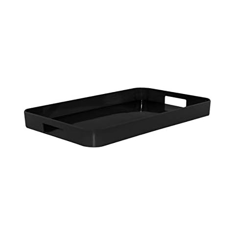 Zak Designs Gallery Tray, 33 x 26 cm, black Cover