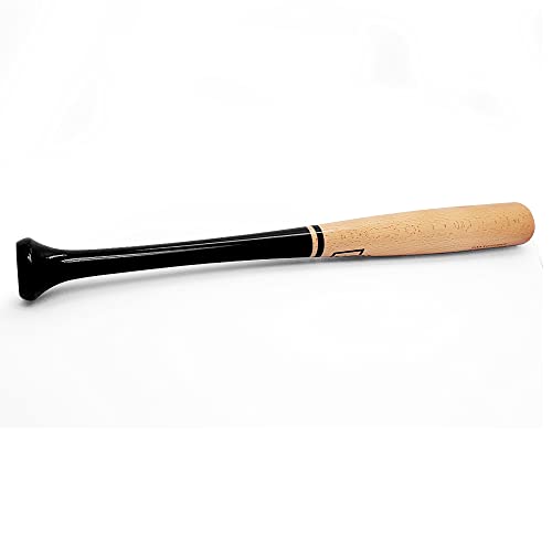 Listy Duosun Wooden Baseball Bat - Wood Practice Bat - Wood Tball Bat - Baseball Bat Hardwood For Kids Youth Adults Training - Self Defence Bat Wood - 25 Inch 24 Oz - Black And Natural #TOP1