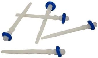 CWH ParaPost TaperLux Translucent Fiber Resin Posts Refill Size 4.5 1.14 mm Blue Headed Tapered (Pack of 5)