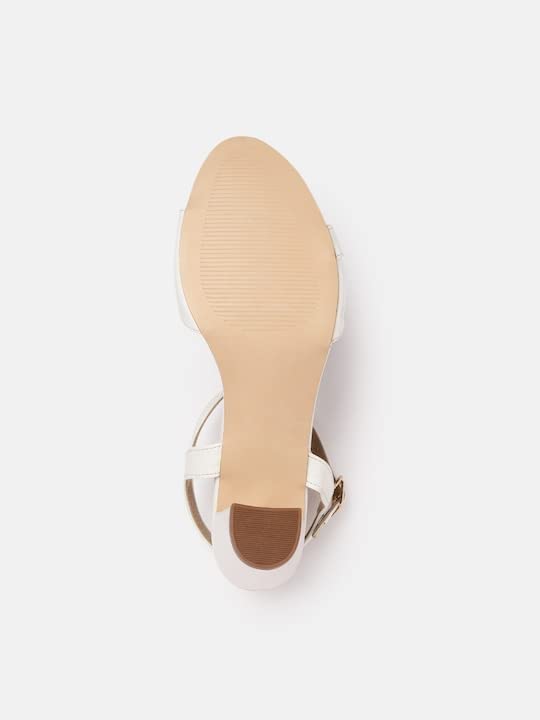 Image of ELLE Women's Block Heel Sandals with adjustable ankle strap