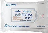 Safe N Simple Adhesive Remover Wipe, 50/Package