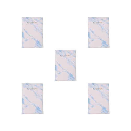 Custodia per passaporto da viaggio 20 x 14 cm colore: nero Set da 5 blu 20 x 14 cm 20x14cm come descrizione