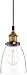 Fiorentino LED Antique Brass Pendant Light – w/Clear Glass Shade - Linea di Liara LL-P281-LED-ANT