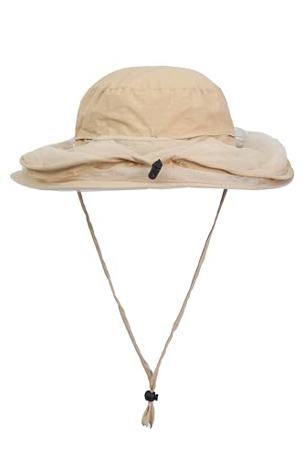 Gionforsy Chapéu de inseto com rede Safari malha chapéu de proteção solar chapéu de pesca ao ar livr