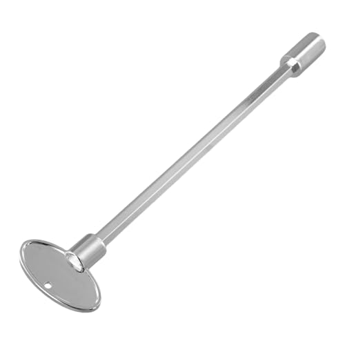 KiraKira Gasventilschlüssel- Kamine, poliertes Chrom, 20, 3 cm, passend für Kugelhähne mit 1/ 4 und 5/ 16 Drehung, Silber-3