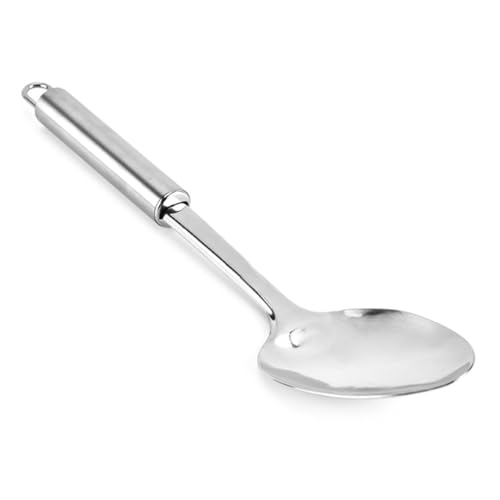FUNOMOCYA 2pcs Soup Spoon Dinnerware Ice Cream Spoon Spoons Tableware Cocktail Spoon Kitchen Gadget Dinner Spoon Rice Spoon Espresso Spoon Flatware Mini Spoon Stainless Steel Spoon Silver