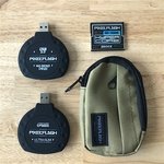 Pixelflash Tactical Utility Bag For Carrying Camera Accessories, With Two Zippered Compartments And Molle System Loop (4” X 2.55”, Water Resistant) #TOP3