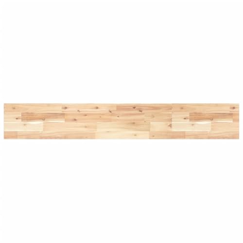 vidaXL Estante Flotante Madera Maciza de Acacia sin Tratar 140x20x2 cm, Estante de Pared, Unidad de Estante de Pared, Estante de Cuarto de Servicio