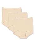 Sloggi Women's Basic+ Maxi 3p Comfort Knickers, Skin, 24 UK