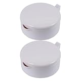 iplusmile 2Pcs Large Multifunctional Calligraphy Ink Dish with Lid Pen Rest and Color Mixing Tray