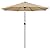 Yaheetech 10FT Patio Umbrella Outdoor Patio Yard Market Table Umbrella with Push Button Tilt & Crank for Garden/Beach/Lawn/Deck/Backyard/Pool, 8 Ribs, Tan