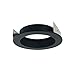 Nora Lighting NIO-4RTFABB 4 in. Iolite Trimless to Flanged Converter Accessory Black