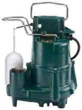 Zoeller 007921, Model 131 (M98) Replacement Cast Iron Effluent Sump Pump.5 HP, 115 Volts, 1 Phase, 9.4 Amps, 1-1/2" NPT Discharge, 72 GPM Max, 23 ft Max Head, 15 ft Cord, Automatic