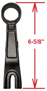 Vermont Castings 1307419A Bolt On Andiron