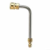 Effektive Dachrinnenwartung mit Edelstahl-Hochdruckreiniger-Verlängerungswerkzeug (90 Grad)