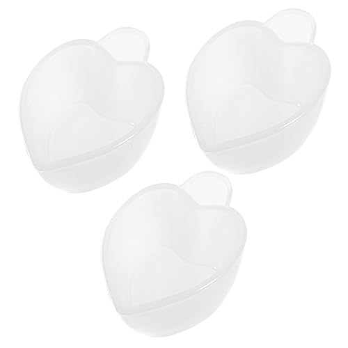 3 Pz Bicchiere di plastica tazza di agitazione bicchierini versare cocktail misurino piccolo tazza tonificante per pigmenti forniture fai da te misurini Gel di silice Transparent HAWILLOSCH