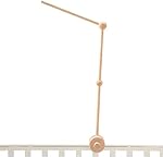 Arme de berceau Mobile en bois Mobile pour bras de berceau 27 Berceau de pouce bras mobile pour accrocher des jouets bébé 100% Bras de berceau mobile en bois de hêtre naturel avec fixation antidérapante forte Bras mobile pour chambre de bébé Décor (bras mis à jour)