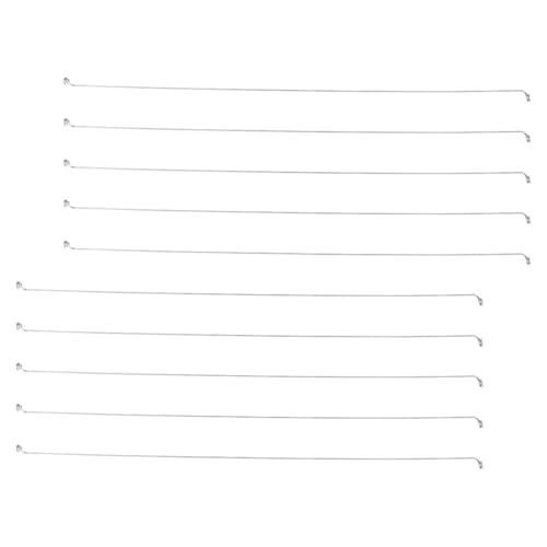TOMETURE Fils Métalliques en Acier Inoxydable, Lot de 10 pour Trancheuse à Fromage Fil à Couper le Foie Gras Outil Fiable et Confortable Cuisine Maison
