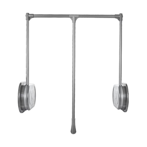 Barra De Armario Abatible Con Elevación,amortiguadora For Ropa,lateral For Armario,retorno Silencioso For La Mayoría De Los Armarios,capacidad De Carga De 20 Kg(Color 2,734-1114mm)