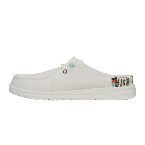Image of HEYDUDE Women's Wendy Slip Mule Classic | Lightweight Women's Slip-On Shoes | Comfortable & Casual Everyday Footwear