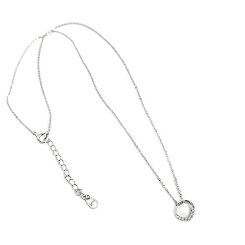 Collier pendentif carré anti-ternissement argent 925 filles