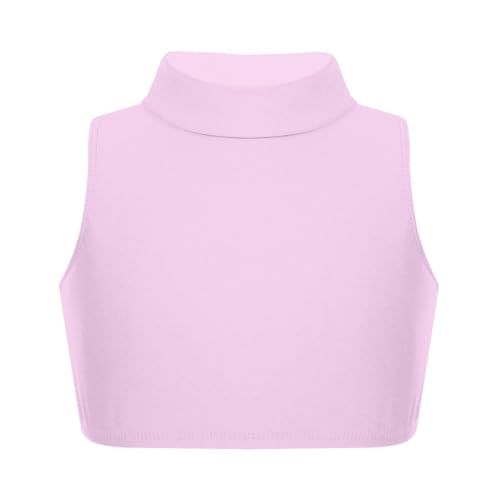 Haut court de gymnastique pour enfants uni et extensible en stretch