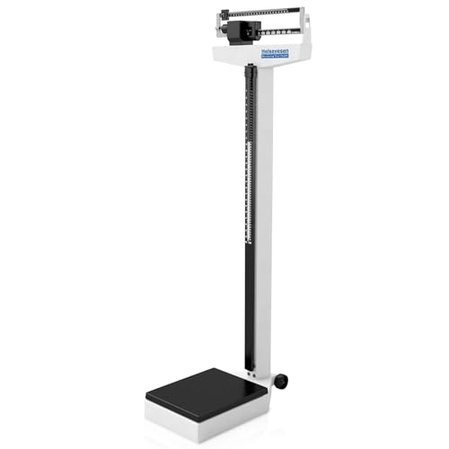 Helsevesen Mechanical Beam Scale with Height Rod, 440 lb