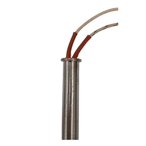 Widerstand, original Zündkerze für Pelletöfen EDILKAMIN cod. R207770, Durchmesser 12,5 mm, Gesamtlänge 182 mm, Überlappungslänge 180 mm, 350 Watt.