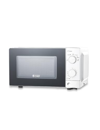 Commercial Chef 0.6 Cu. Ft. Countertop Microwave Oven, Mechanical Dial