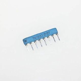 Murata RGLD7X103J Bussed 5% 10K OHM 8-Pin SIP Resistor Network Qty-100