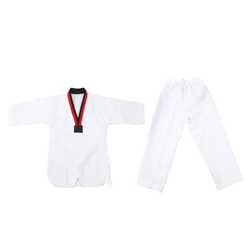 Uniforme de Taekwondo anti-transpiration, dobok en coton-polyester pour débutant