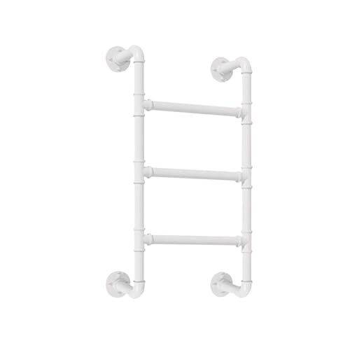 Escalera de escape de incendios montada en la pared, solución de escalada duradera para acceso al sótano y ático