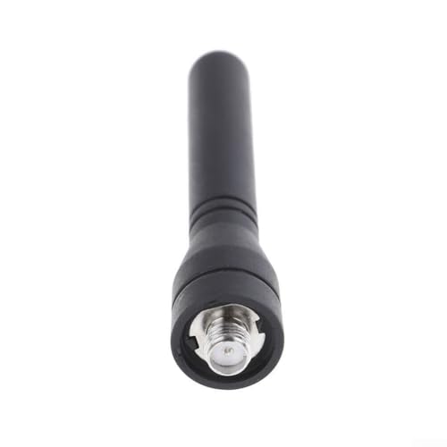 Honseadek UHF 400-470MHz corto hembra 6cm Walkie Talkie Antena suave flexible bidireccional reemplazo para Baofeng BF-888S 5R-82 Jamón