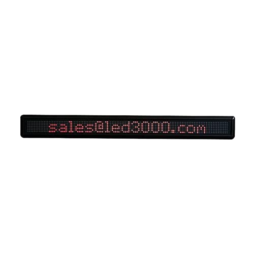 Reloj digital LED para interiores con texto desplazable miniatura 2