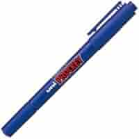 (業務用300セット) 三菱鉛筆 水性ペン/プロッキーツイン 〔細字/極細〕 水性顔料インク PM-120T.33 青〔代引不可〕