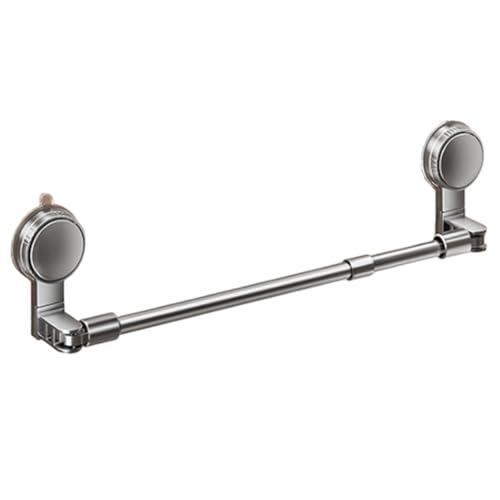 Hipzeepo Perchero Retráctil para Toallas, Batas y Abrigos, Sin Perforaciones, con Ventosa para Baño, Soporte para Toallas de Pared, Organizador para Cocina y Baño, Estante A