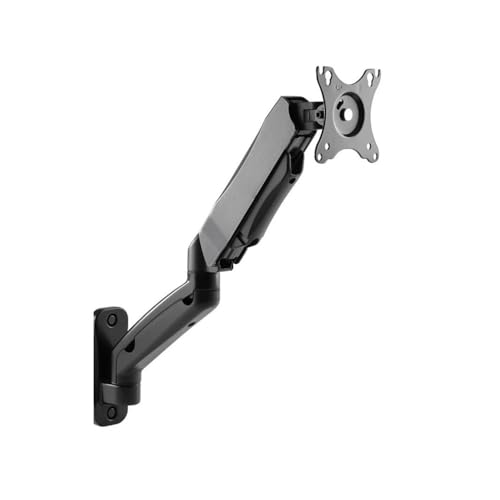 Bras de moniteur noir VESA 100x100 support écran pc mural réglable 32 pouces