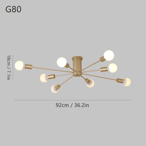 Luces de araña de luz múltiple colgantes para decoración de interiores 5