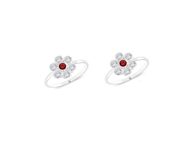 Fashion Accessories Toering Artificial Sterling Silver Abstract Pattern Design Toerings Adjustable Jewelry for Women. One Pair Finger Size Silver Toe Rings. (1 PAIR TOE RING)-picture-27