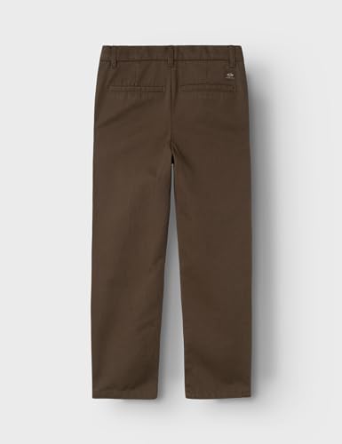 Pantalón de tela niños NAME IT de pernera recta resistente color Bracken 2