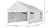 Shintenchi 12x18.5ft Heavy Duty Carport, Portable Garage with Removable Sidewalls, Doors and Ventilated Windows, All-Season Tarp, UV Resistant Waterproof Carport Canopy for Outdoor (White)