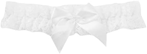 Women's Garter Sexy Lace Wedding Garters for Bride with Bow Party Prom Leg Garter Belt