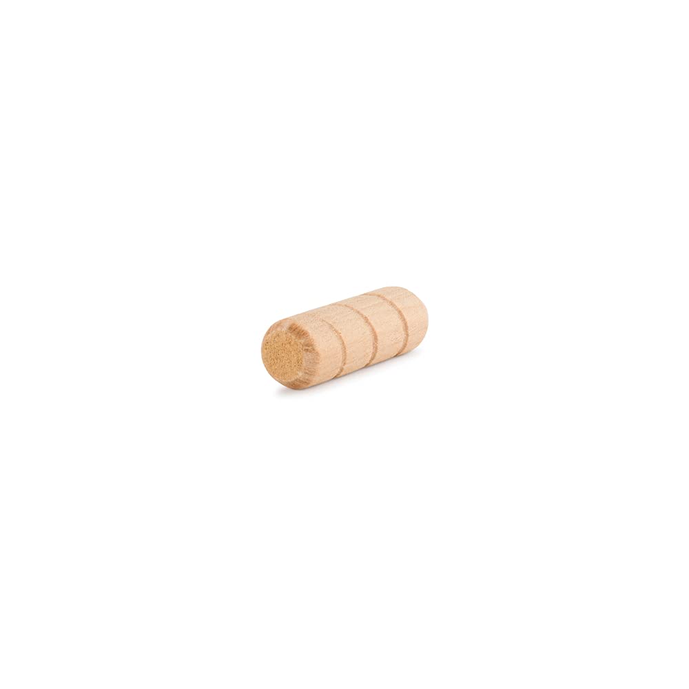 Wooden Dowel Pins 1/2 inch x 1-1/2 inch, Pack of 500 Spiral Dowel Joints for Woodworking, Furniture and Crafts, by Woodpeckers
